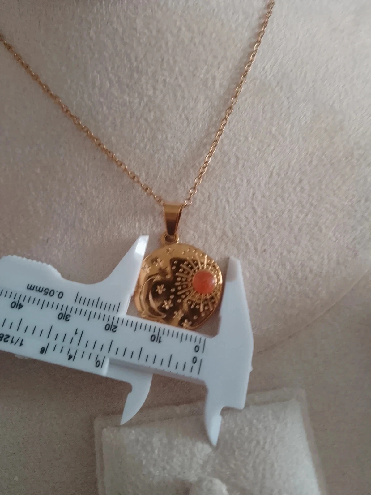 Collier astres et véritable pierre de soleil – photo 2